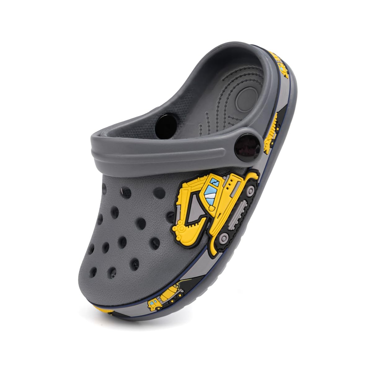 Miamooi Toddler Girls Boys Clogs Cute Cartoon Garden Water Clogs Little Kid Non-Slip Slides Indoor Outdoor Waterproof Beach Sandals Slip-on Beach Pool