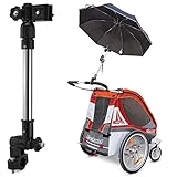 Die Halterung ermöglicht Ihnen eine Befestigung von Ihrem Schirm am Fahrrad, Rollstuhl, Kinderwagen, Golftrolley oder auch am Anglerstuhl.