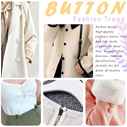 15Mm(5/8'')Satin Twill Fabric Covered Button With Metal Shank Back,Special Buttons For Suits And Uniforms Trench Coats(Black,40Pcs) #TOP4