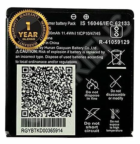 Image of Original ZT-GY974745 Battery for LYF Jio WiFi Dongle JMR815 Wireless Router Battery with 1 Year warrenty** (A019)