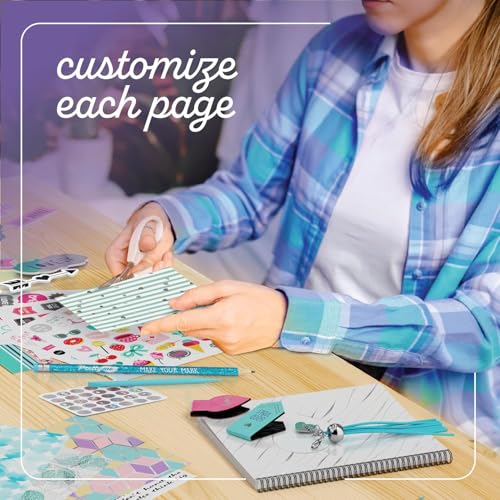 Image of DIY Journal Kit for Girls - DIY Journal Set for Tween & Teen Girls, Stationery Set, Scrapbook & Diary Supplies Set, Journaling Art Crafts Kit, Ideal Gifts for 8 9 10 11 12 13 14 Year Old Girl