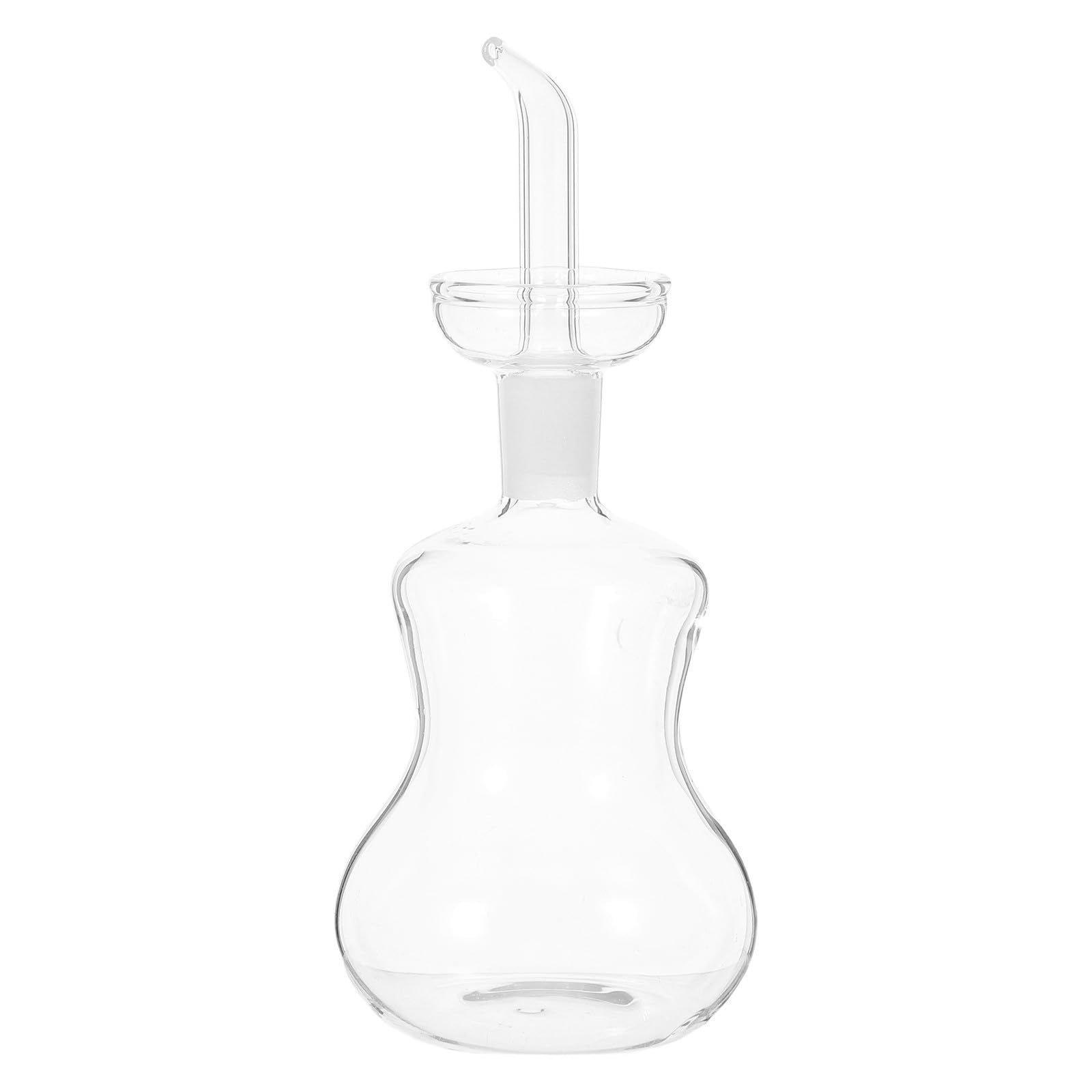 Zerodeko Botella de vidrio para aceite de oliva con dosificador, jarra para | Dispensador de vinagre doméstico para ensaladas y salsas, aceitera para salsa de soja, botella compacta para aderezos de