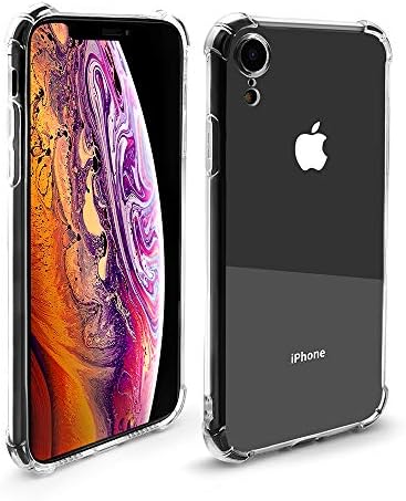 Cnziwy Designed for iPhone XR Case Shock-Absorbing Scratch-Resistant Protection Hard Flexible TPU Frame Clear