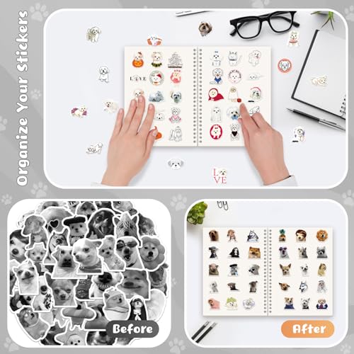 Álbum reutilizable para colección de pegatinas A5 con 37 hojas de liberación | Cuaderno organizador de pegatinas sin usar, ideal para adultos, planificación, diario y scrapbooking miniatura 3