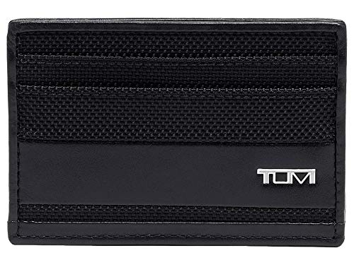 Image of TUMI - Alpha Slim Card Case - Slim Billfold Wallet for Travel - Slip Pocket Wallet - Small Wallet - 2.8 inch X 4.1 inch X 0.2 inch - Black
