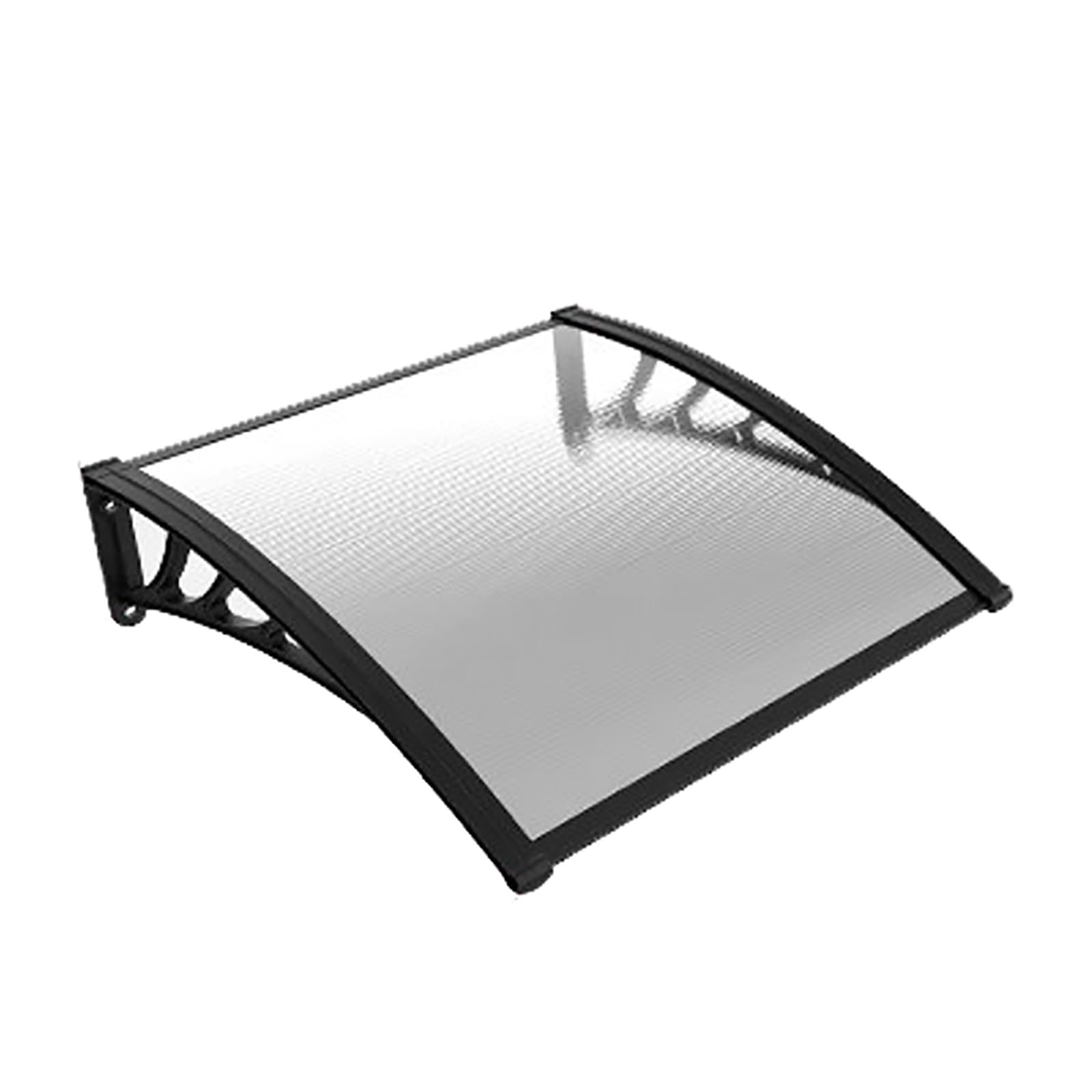 Auvent de porte de terrasse abri pluie 100 x 100 cm pour vos fenêtres