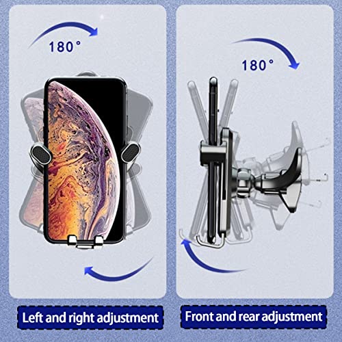 Car Phone Holder For Air Vent, Cell Phone Mount For Auto Air Outlet, 3-Point Support Mobile Phone Holder, Sturdy Shockproof Automobile Cradles For Hands Free, Compatible With All Phones #TOP3