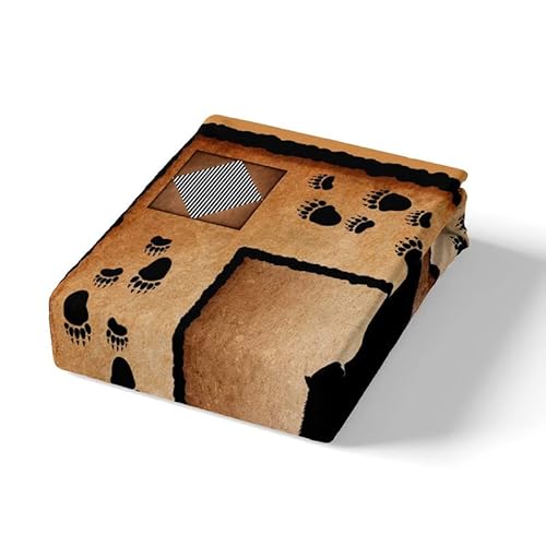 Cute Bear Bedding Set Kids Wild Animal Comforter Cover Set For Boys Teens Nature Wildlife Bear Duvet Cover Breathable Lodge Western Farmhouse Bedspread Cover Bedroom Bedclothes Twin Size #TOP4