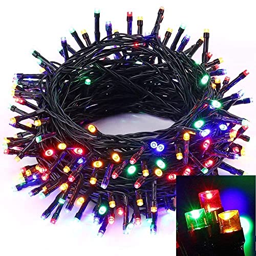 Image of MoonlitDreams 10M 36 LED Multicolor Pixel Serial String Lights with 8 Modes Controller | Waterproof Copper Wire Fairy Lights for Diwali Decoration, Home Decor, Christmas, Wedding & Balcony (Pack of 3)