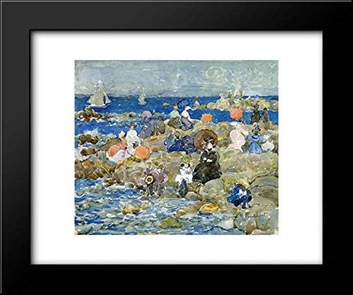 Holiday, Nahant 24x20 Framed Art Print by Maurice Prendergast