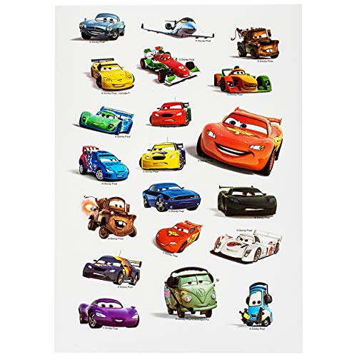 großes XL Malbuch/Malblock - A4 - inkl. Name - Disney Cars 2 - Auto - Lightning McQueen - mit vielen Sticker & Aufkleber… – Bild 5