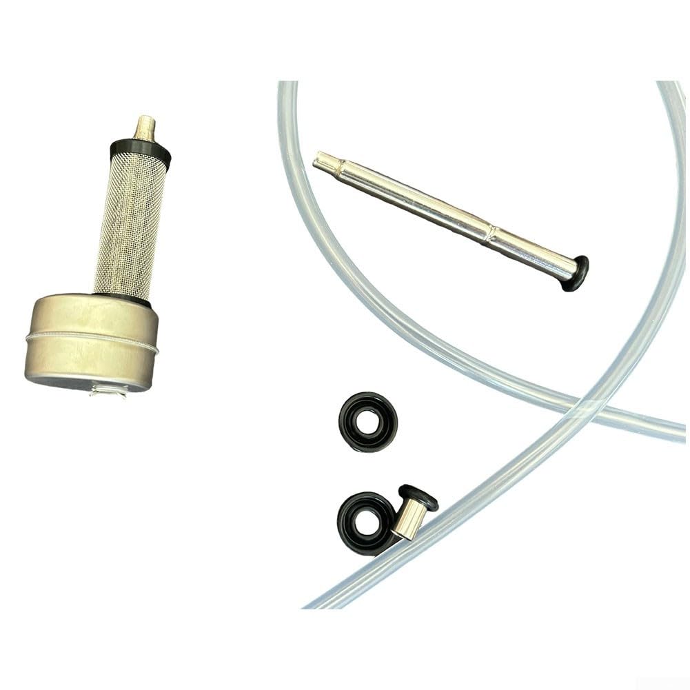 Tubo galleggiante per fusto di birra con doppio filtro a rete 300/500, design senza intasamento per versare e ridurre al minimo spreco, configurazione di connessione esterna