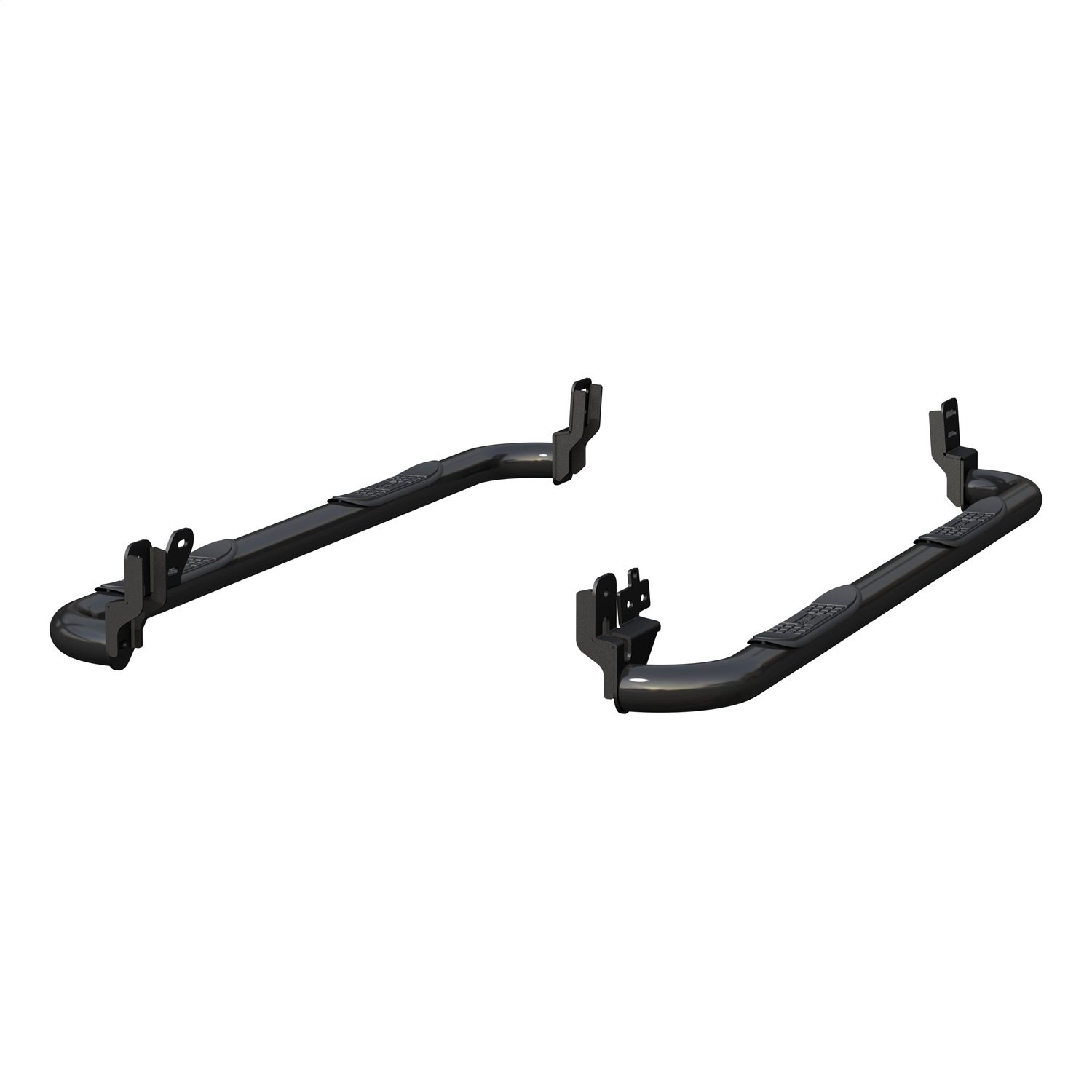 ARIES 215041 3-Inch Round Black Stainless Steel Nerf Bars, No-Drill, Fits Select Dodge, Ram 1500, 2500, 3500