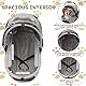 Siairo Hundewagen 3 in 1, Haustiere Buggy für mittelgroße Hunde, Faltbarer Hundebuggy bis 20kg, Haustiere Transportbox, Hundewagen mit abnehmbarem Carrier Autositz und Nahrungsmittelfach