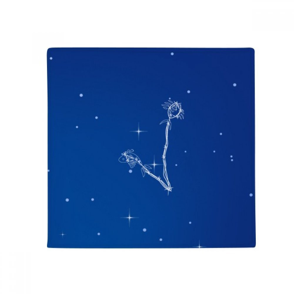 Tapis de sol anti-dérapant constellation 50x50 cm pour salle de bain et cuisine moderne