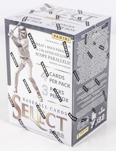 Panini Select MLB 2022 Blaster Box de 12 cartes de baseball