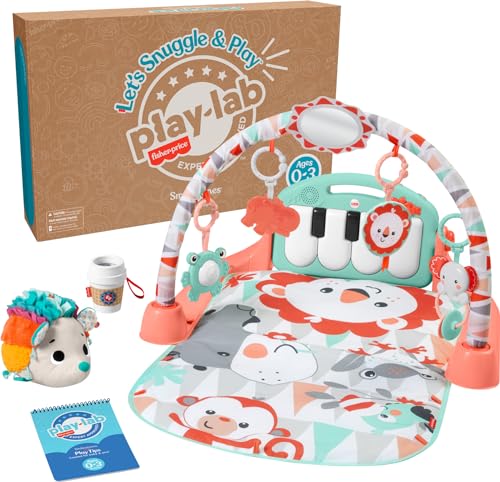 Image of Fisher-Price Newborn Baby Kit Let’s Snuggle & Play Set, Developmental Toys with Activity Guide for Infants Ages 0+ Months
