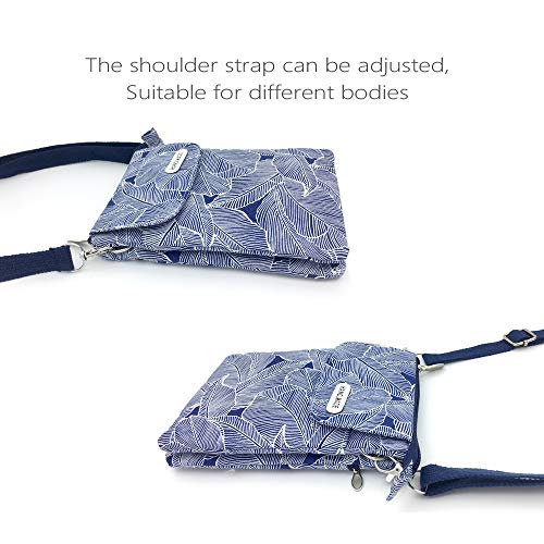 Image of Nylon Crescent Crossbody Bag for Women Men Fanny Pack Crossbody Bag Dumpling Lightweight Travel Sling Bag