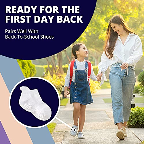 Image of LA Active Grip Ankle Socks - 6 Pairs - Baby Toddler Infant Newborn Kids Boys Girls Non Slip /Anti Skid