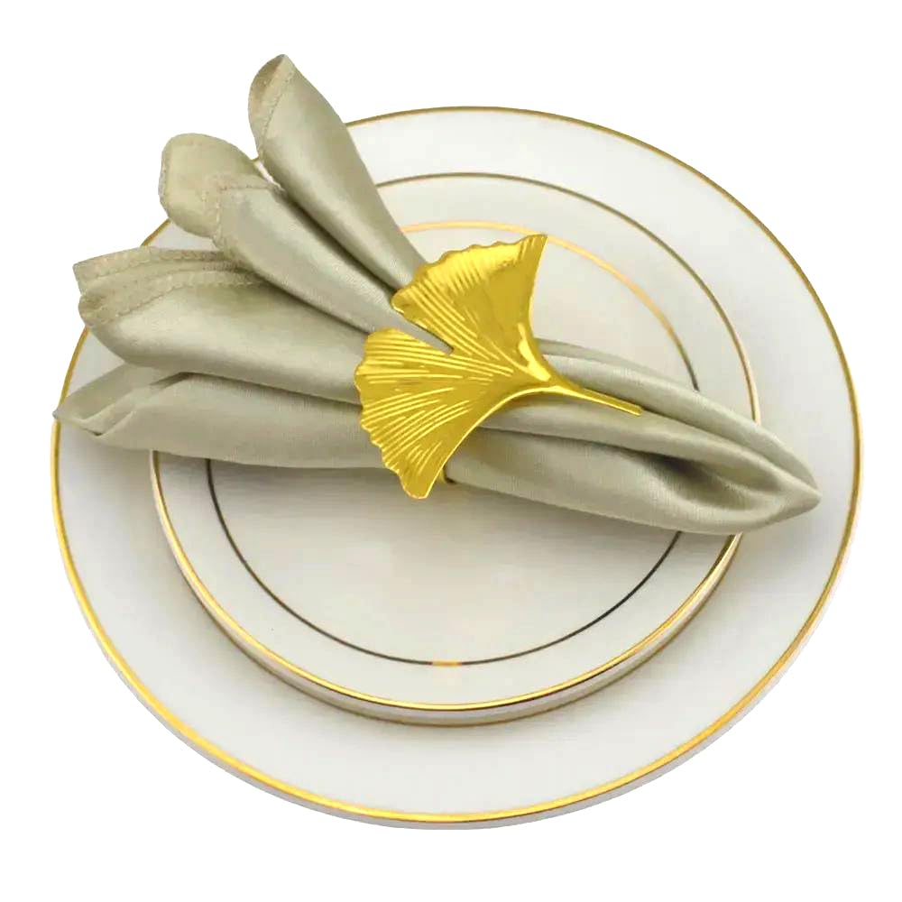 Silky Satin Cloth Napkins, Cotton Polyester Satin Napkins(Champagne,24PC)