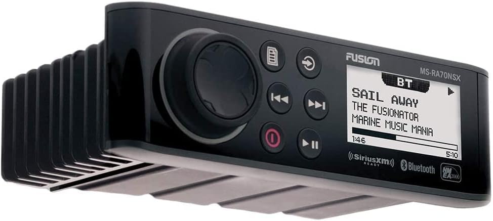 Miniatura 4 de Fusion MS-RA70NSX - Sistema de entretenimiento marino con mando a distancia inalámbrico, color blanco