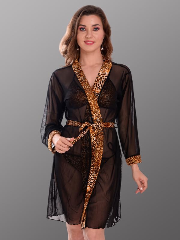Image of Women Satin Lace Solid Print Babydoll Lingerie Honeymoon Nighty.