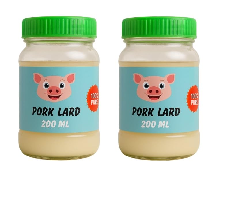 food Grade Export quality Pig Pork Lard Oil – 100% Pure | Traditional Medicinal Use | pack of 2 400ml-image-43