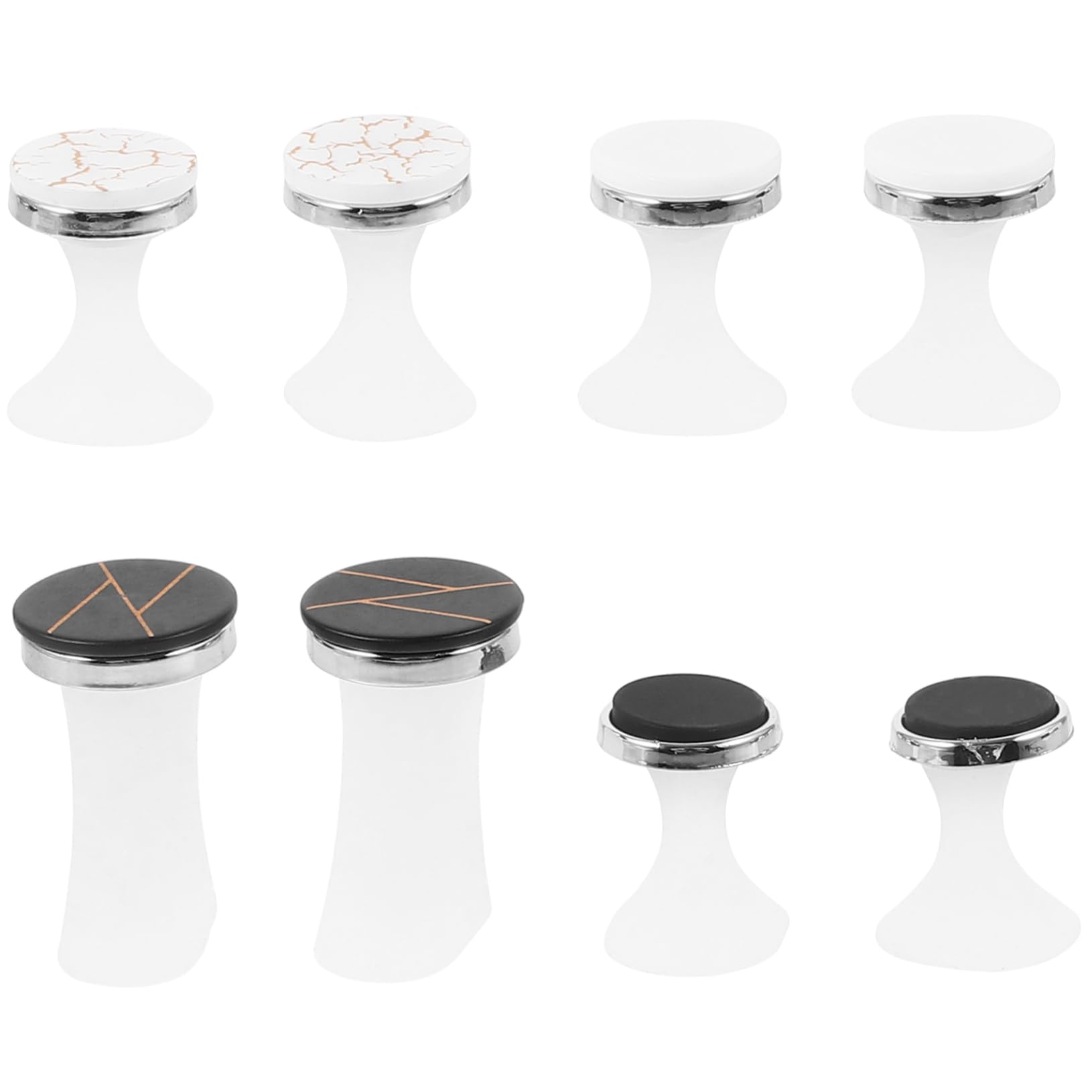 MERRYHAPY Silicone Toe Separators for Women 8 Pieces Toe Separator Pedicure Tool for Women for Manicure