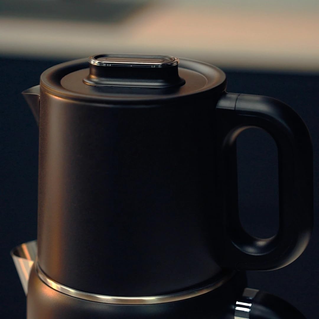 Dem Keyfi Pro Teemaschine, Digital, 1.5L + 1.1L, 1800W, Edelstahl, mit Temperaturregelung & Warmhaltefunktion