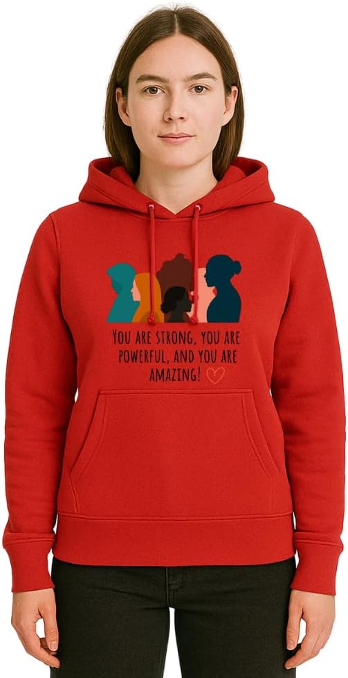 International Women’s Day Hoodie – Full Sleeve, 100% Cotton | Soft, Warm & Comfortable | Ideal for Events, Casual Wear & Daily Outfits