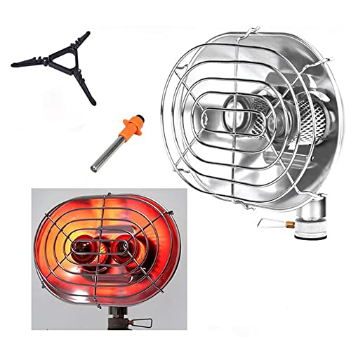 YKYR Calentador De Gas Portátil Al Aire Libre Calentador De Calefacción Calefacción Camping Calentador Estufa Compacto Pesca Caza Bunene Tienda Calentador con Calentador De Espacio De Soporte