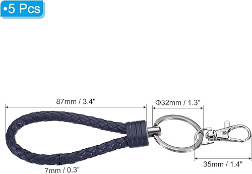 Miniatura 7 de PATIKIL Llaveros de pulsera, llavero con correa de mano para llaves