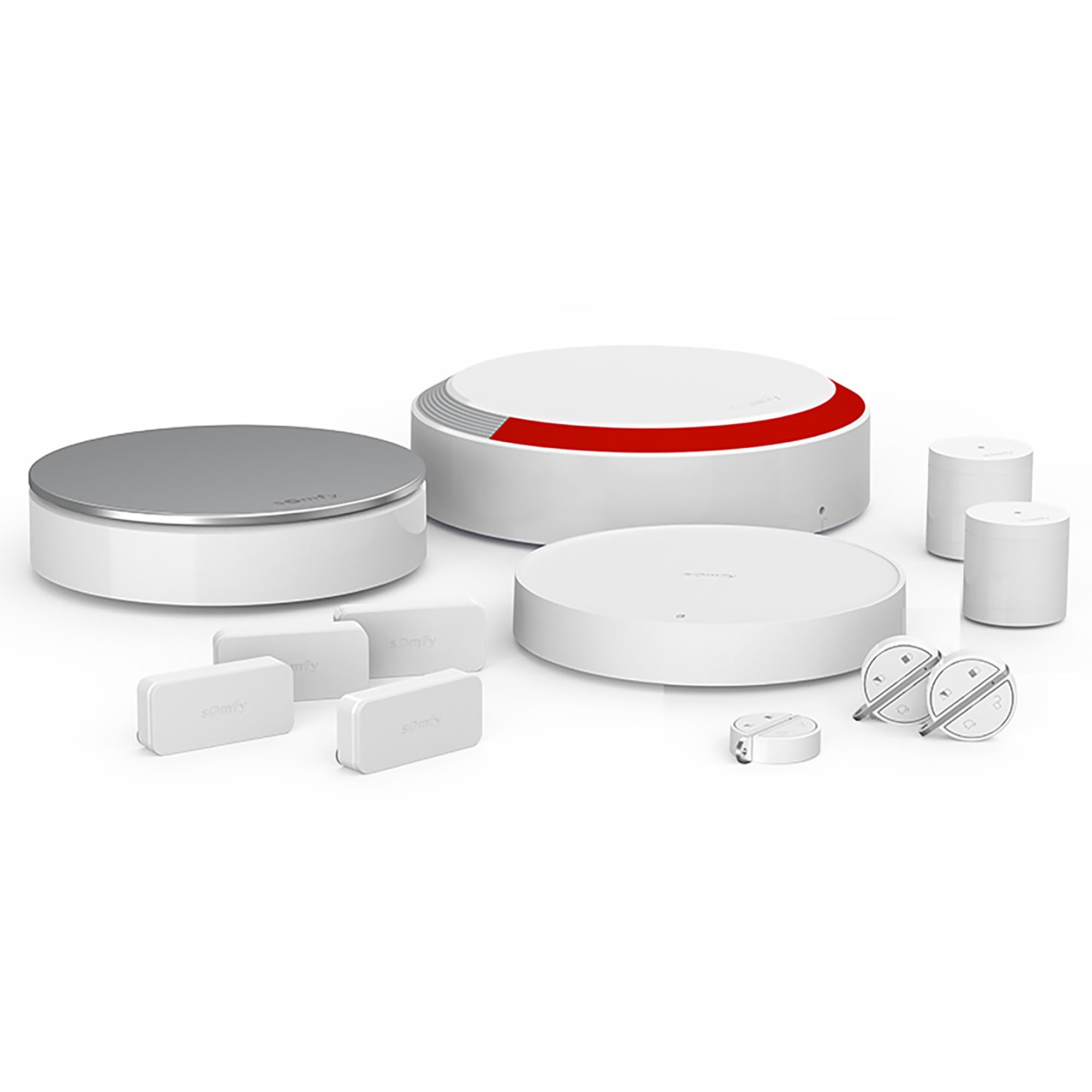 Somfy 1875282 - Home Alarm Essential Plus Integral | Alarma para el hogar inalámbrica conectada | Somfy Protect | Compatible con Alexa, Google Assistant y Tahoma