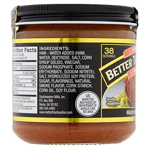 image for Better Than Bouillon Premium Ham Base, Made with Seasoned Ham, Blendab