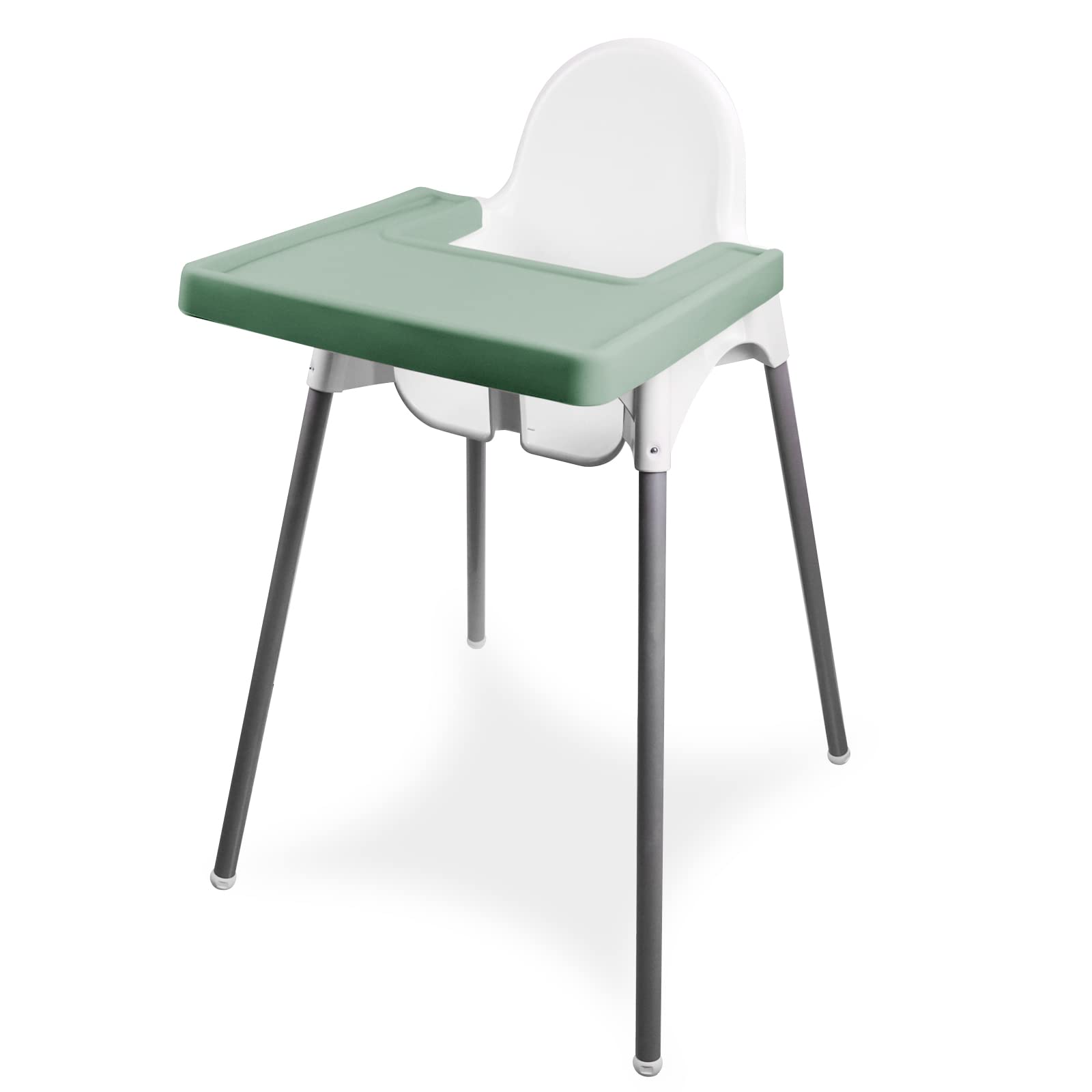 Set de table pour chaise haute, durable pour set de table Ikea, coussin de chaise de salle à manger, tout compris, convient pour Ikea Antilop Highchai, pour jeunes enfants et bébés (vert)
