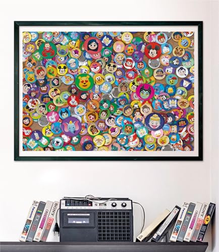 Clementoni Puzzle Impossible Disney Emoji 1000 Pièces Puzzle pour Adultes 14 Disney Fabriqué en Italie 39829 - vue 6
