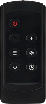 Replacement Remote Commander fit for Dreo Pilot Max S - Smart Tower Fan | DR-HTF005 DR-HTF008 DR-HTF004 DR-HTF001 DR-HSH007 DR-HTF007 DR-HTF001S DR-HTF008S DR-HTF004S DR-HTF007S DR-HTF009 DR-HSH009AS