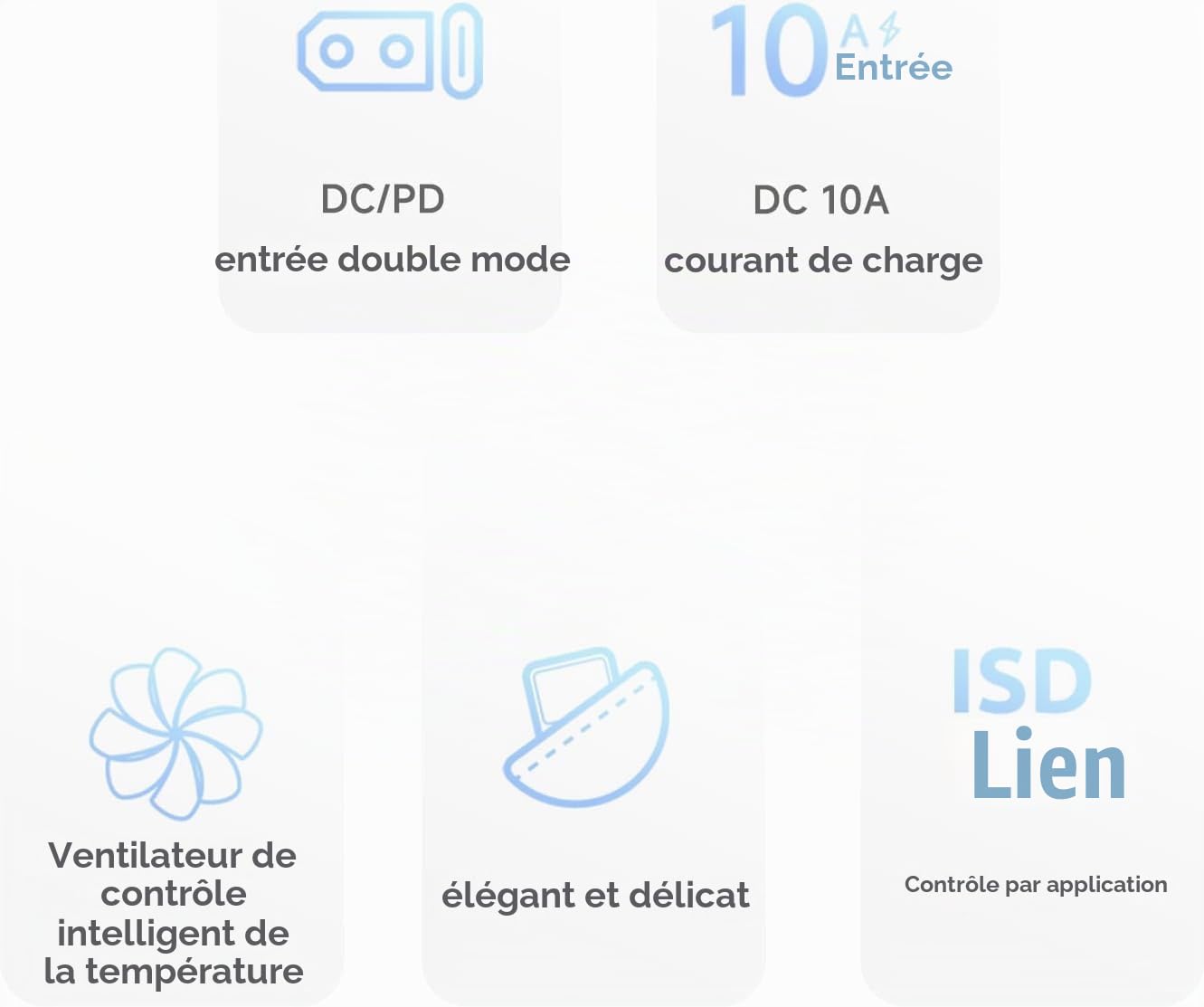 Chargeur de Batterie ISDT 608PD Lipo DC 6S/240W/10A USB C 100W/5A pour Batteries RC Chargeur d'équilibrage pour Batteries Life/Lilon/LiPo/LiHV (1-6S), NiMH (1-16S), Pb (1-12S)