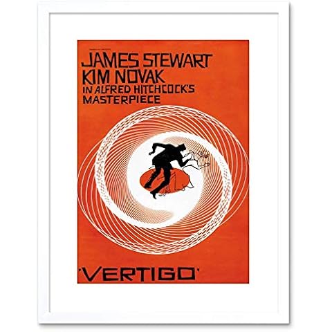 Framed Saul Bass Vertigo Art Print Cover