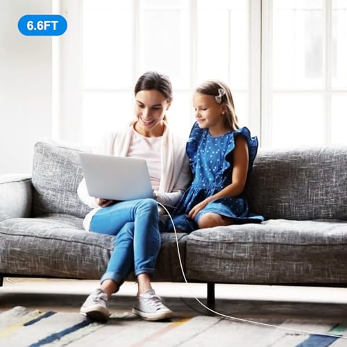 2Pack USB C Ladegerät Ladekabel für iPhone 17 16 15/17 16 15 Pro/17 16 15 Pro Max/Plus,2Pack 20W USB C Power Adapter Schnellladekabel für iPad Pro/Air/10.Generation,Schnellladegerät mit Kabel 2M