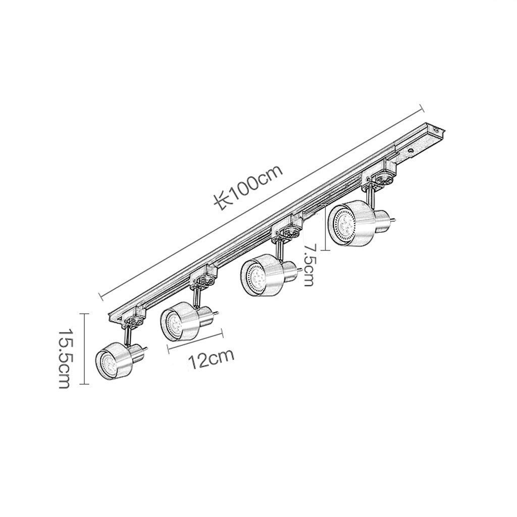 Faretti da soffitto, faretti a LED, Soggiorno, faretti da Binario per Guardaroba, plafoniera, faretti da Parete, Illuminazione per Cucina, GU10, 5W