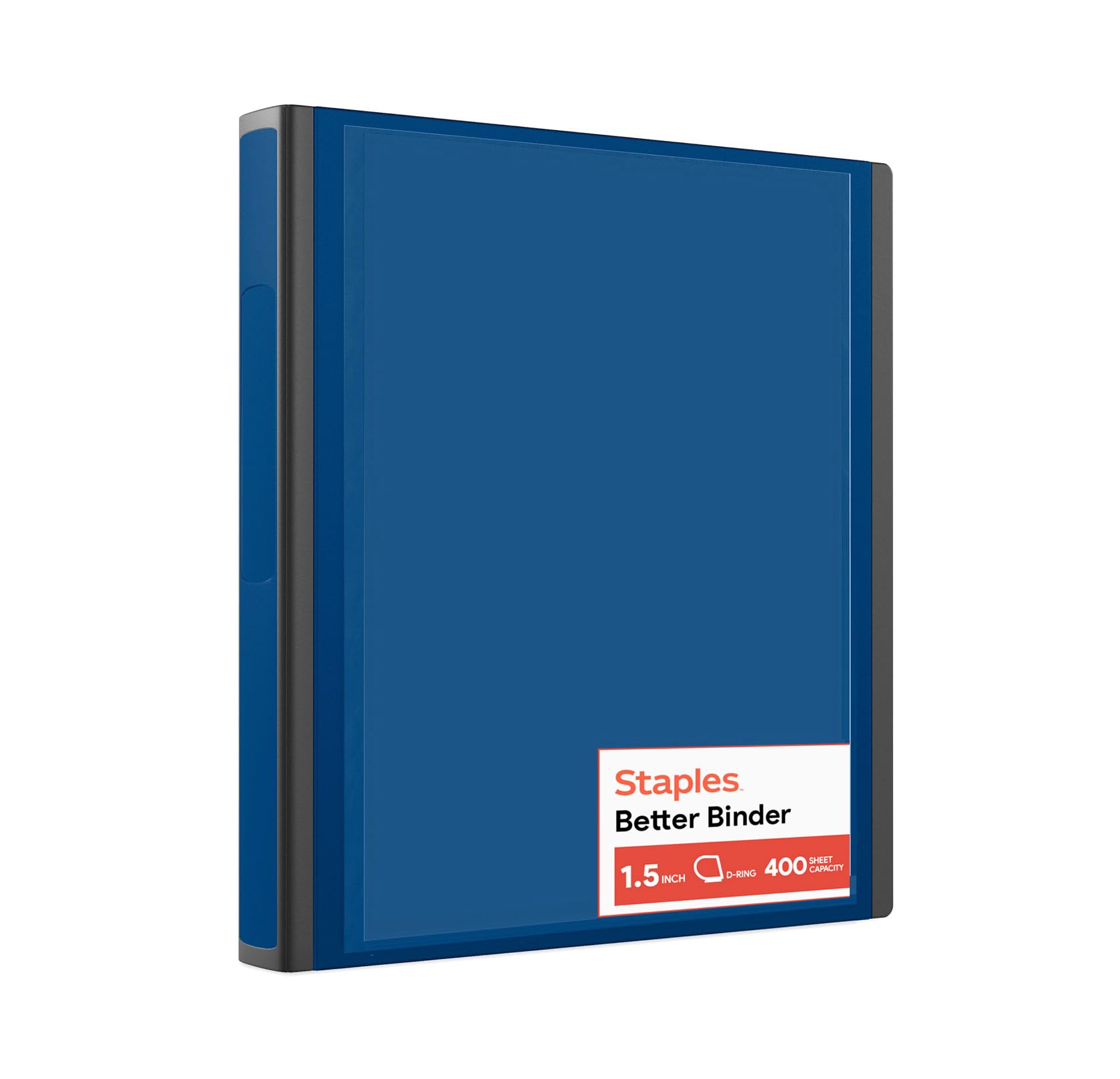 Staples Better 1.5-Inch 3-Ring View Binder, Blue (13400) โ image 1