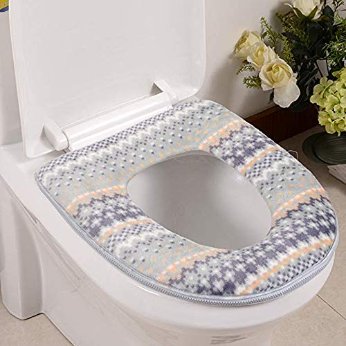 Coussin de toilette super confortable pour une salle de bain cosy en hiver