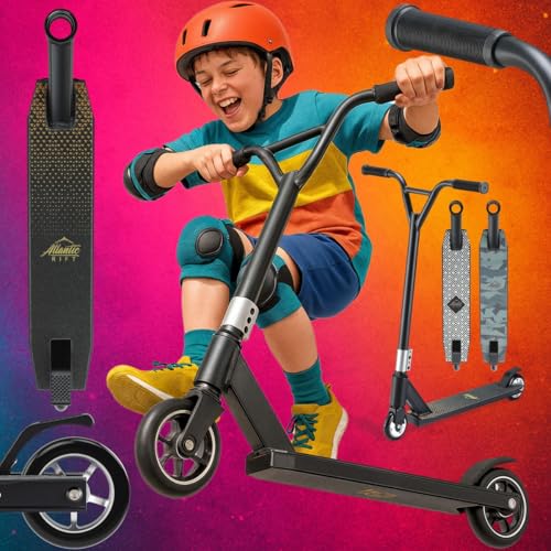 SPORTANA® Stunt Scooter für Kinder & Erwachsene Kick Scooter...