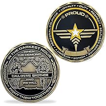 Joygulls US Army Challenge Coin Brofist Soldier Military Coin Veteran Gift