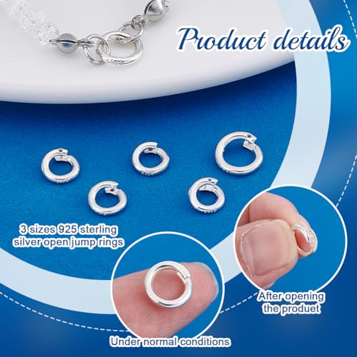 Anneaux de jonction verrouillables anti-perte pour création bracelets