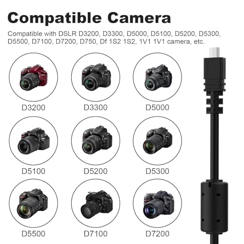 Xivip UC E6 USB Cable for Nikon Cameras - Image 3