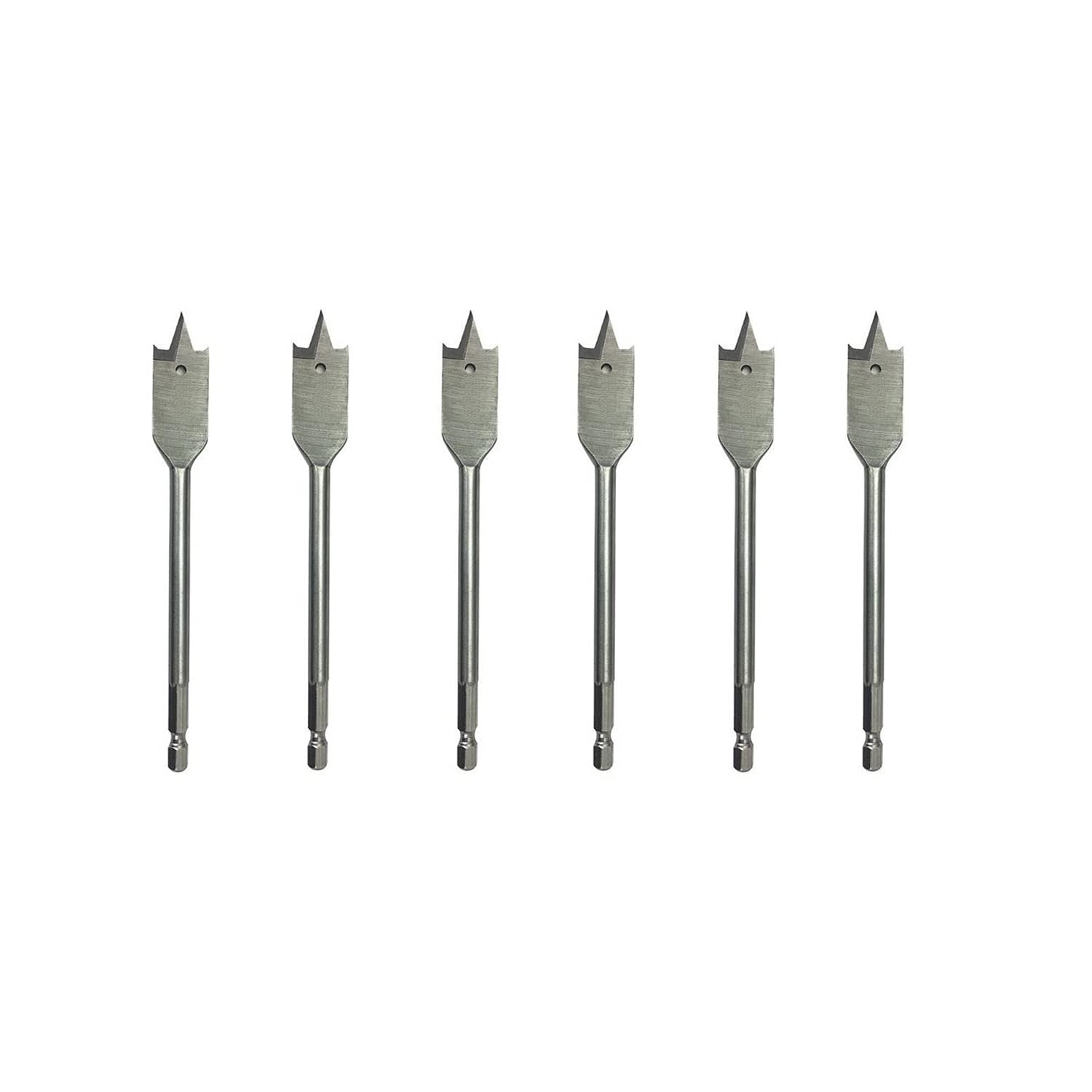 Drill America 6 Piece Spade Bit Set, DMS Series, DMS Series
