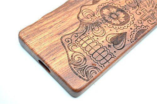 RoseFlower® Sony Xperia XA Legno Custodia - Cranio...