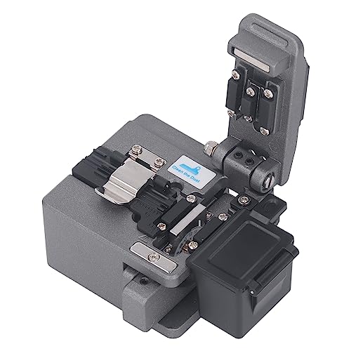 Keenso Couperet à Fibre Optique, Outil de Coupe Automatique avec Lame Durable 0,5 ° pour Utilisation de Fibre de 0,25 Mm et 0,9 Mm